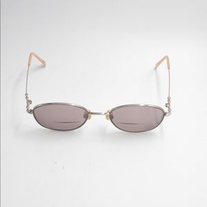 Vintage Elle Gold Oval Sunglasses Frames